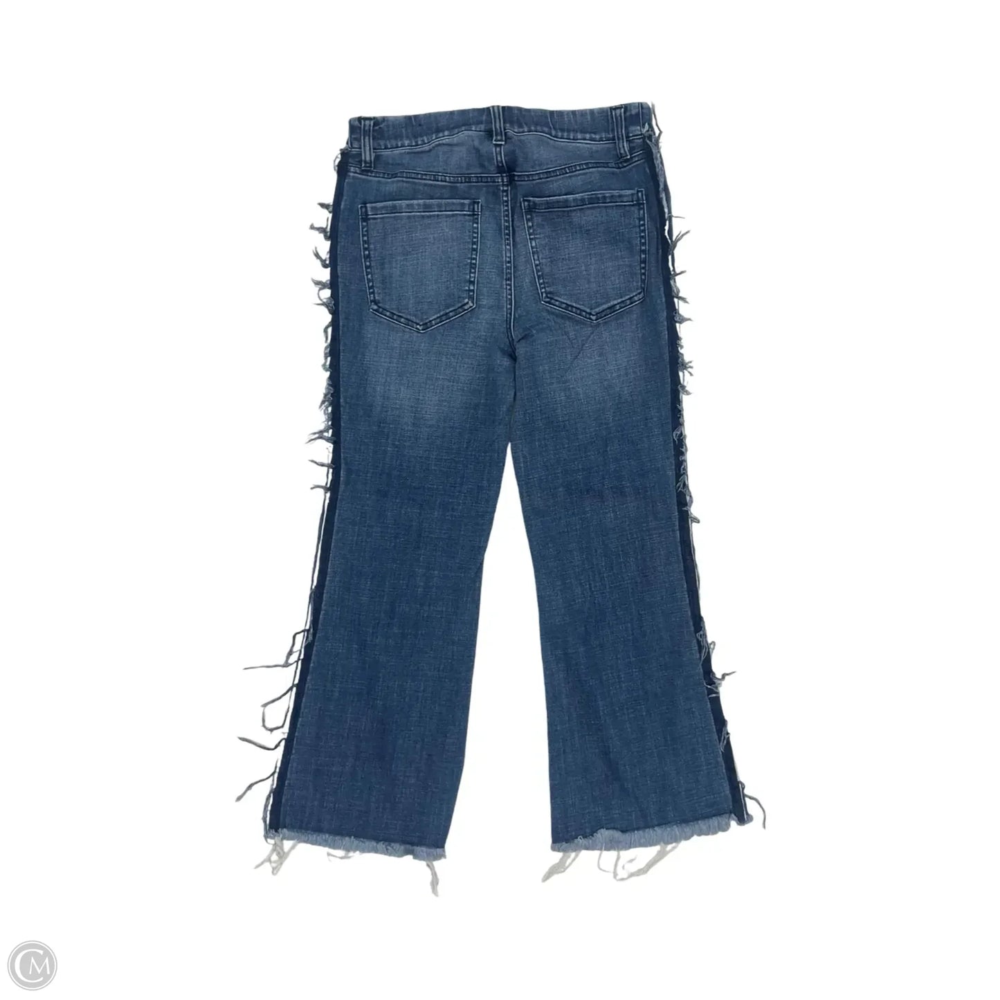 Jeans Flared By Liverpool In Blue Denim, Size: 8