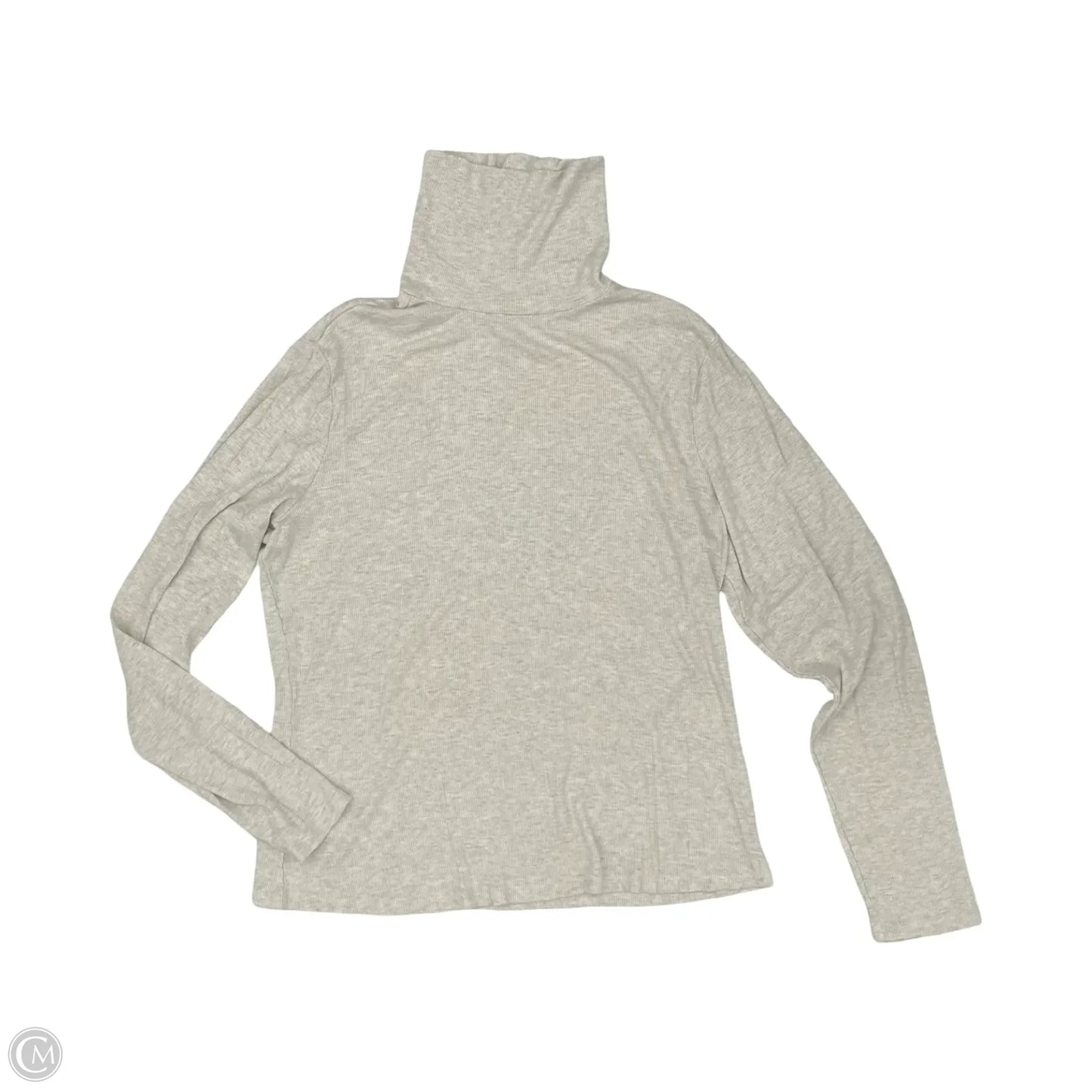 Top Long Sleeve By Sonoma In Tan, Size: Xl