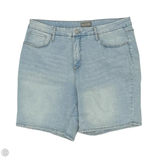 Shorts By Falls Creek In Blue Denim, Size: 22