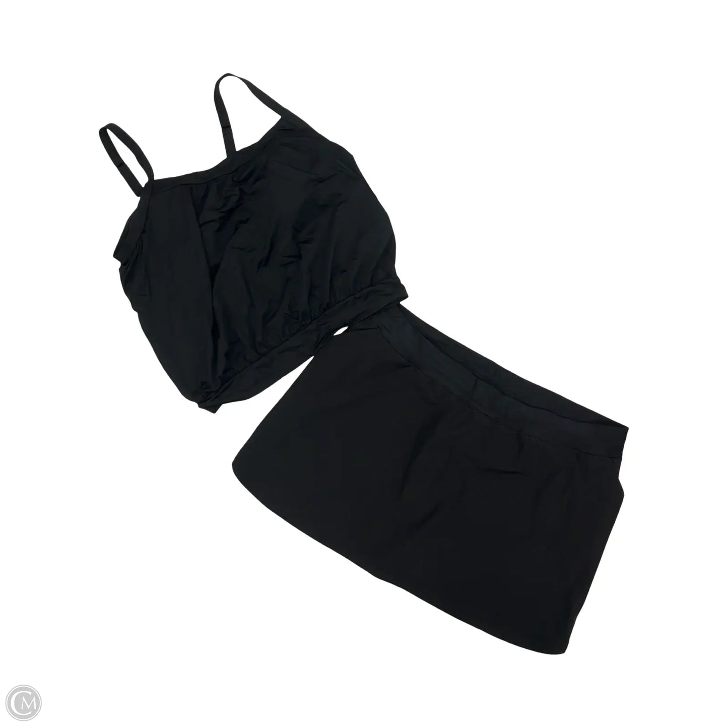 Swimsuit 2pc By Lands End In Black, Size: 3x