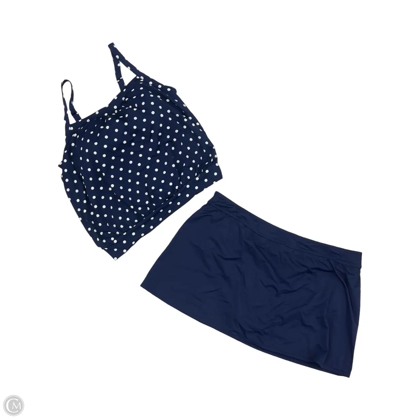 Swimsuit 2pc By Lands End In Navy, Size: 3x