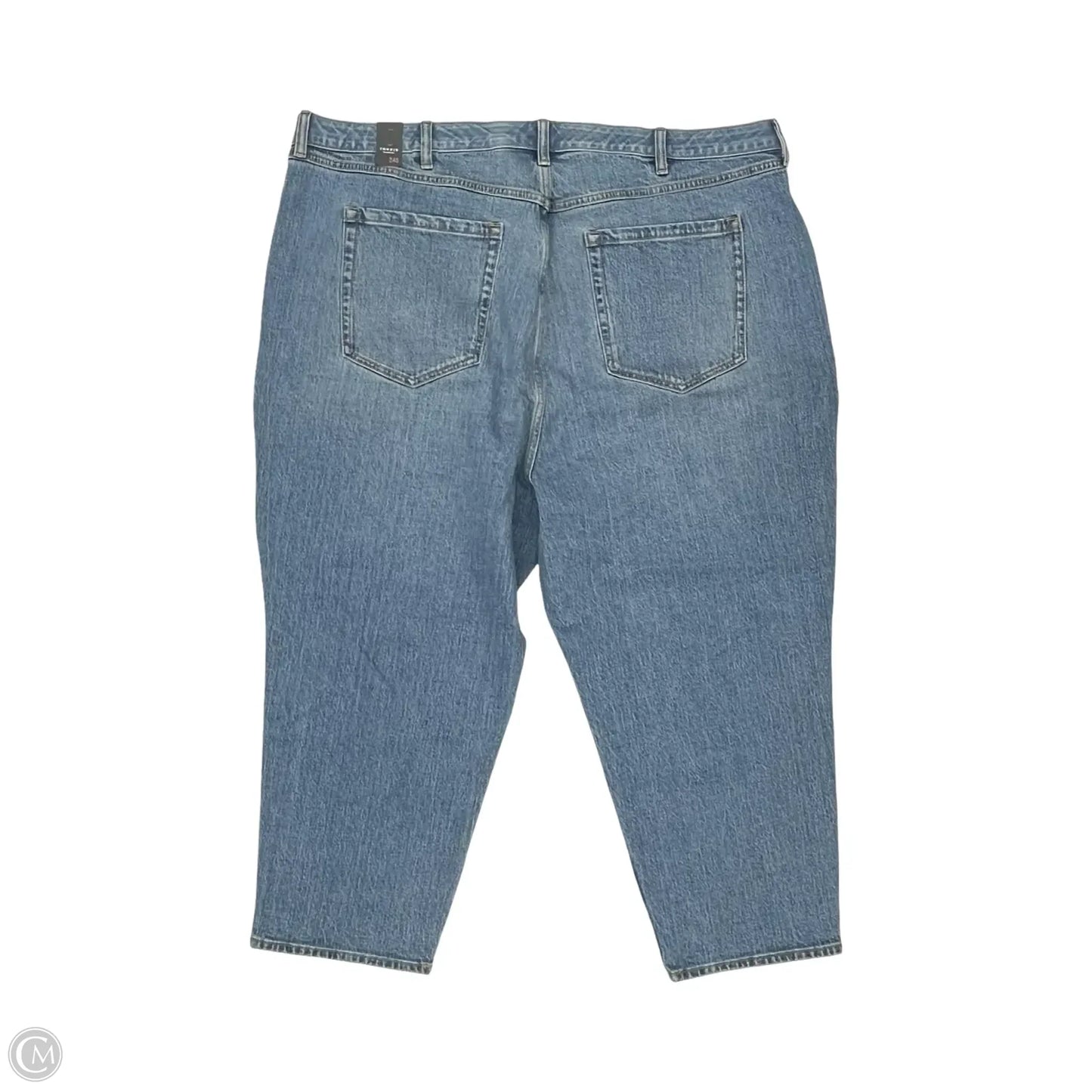 Jeans Straight By Torrid In Blue Denim, Size: 24