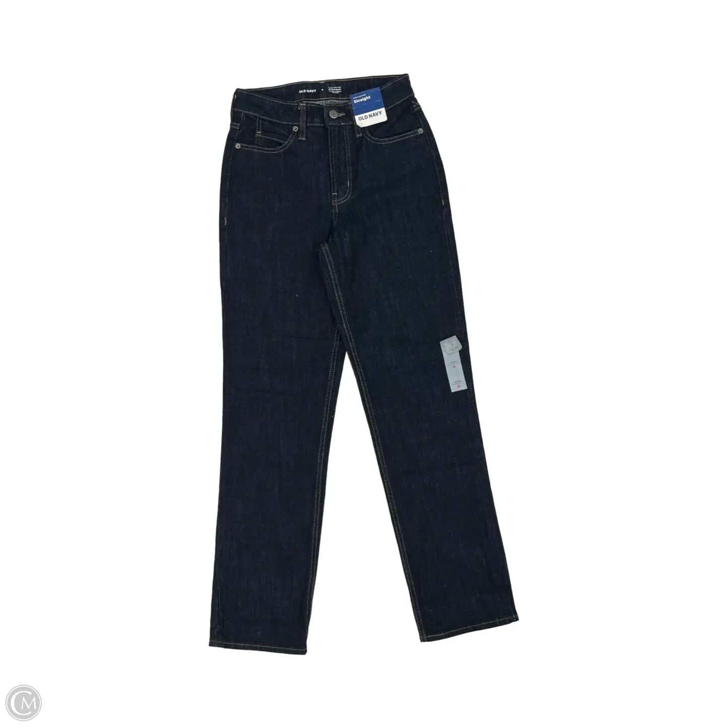 Jeans Straight By Old Navy In Blue Denim, Size: 0