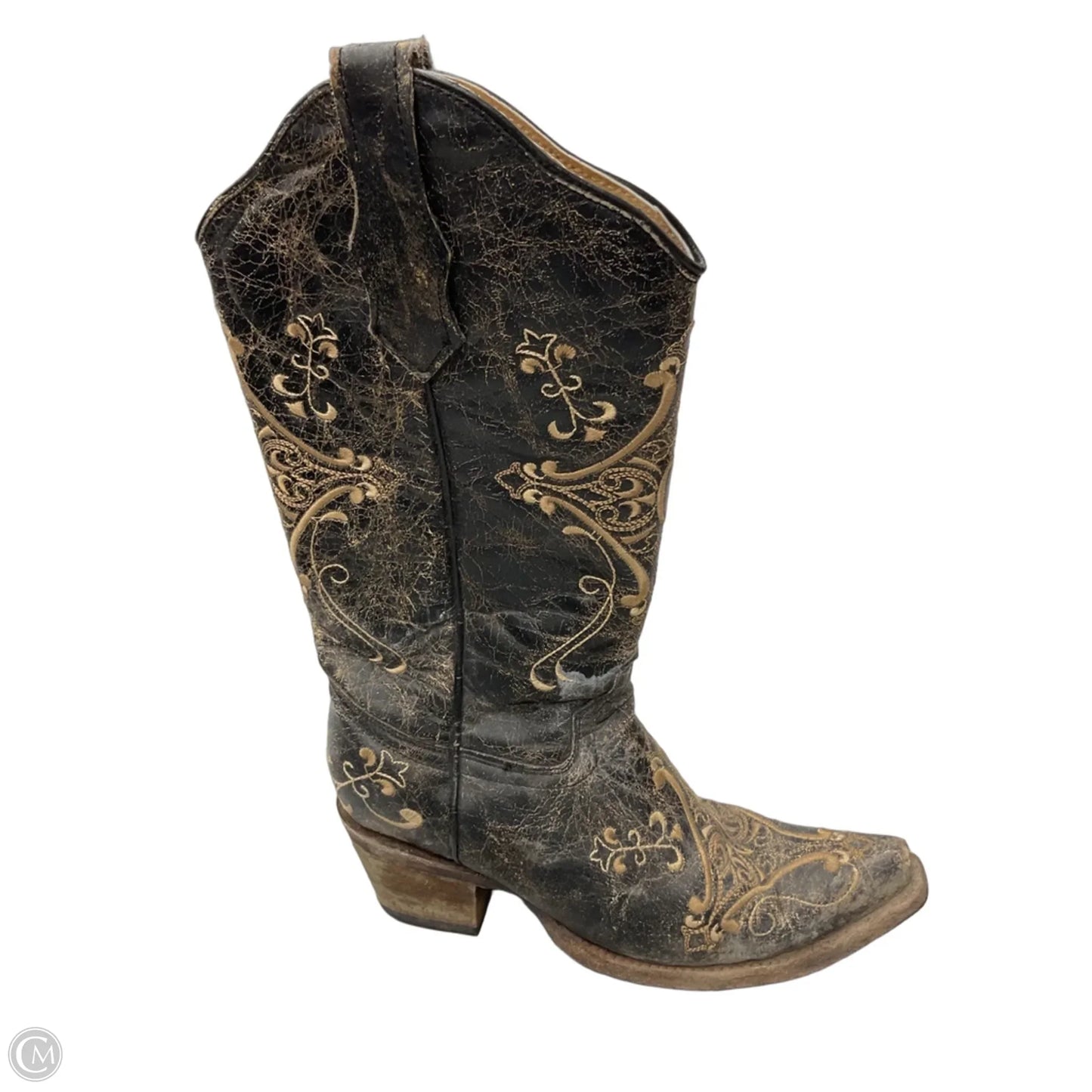 Boots Western By Clothes Mentor In Brown, Size: 8