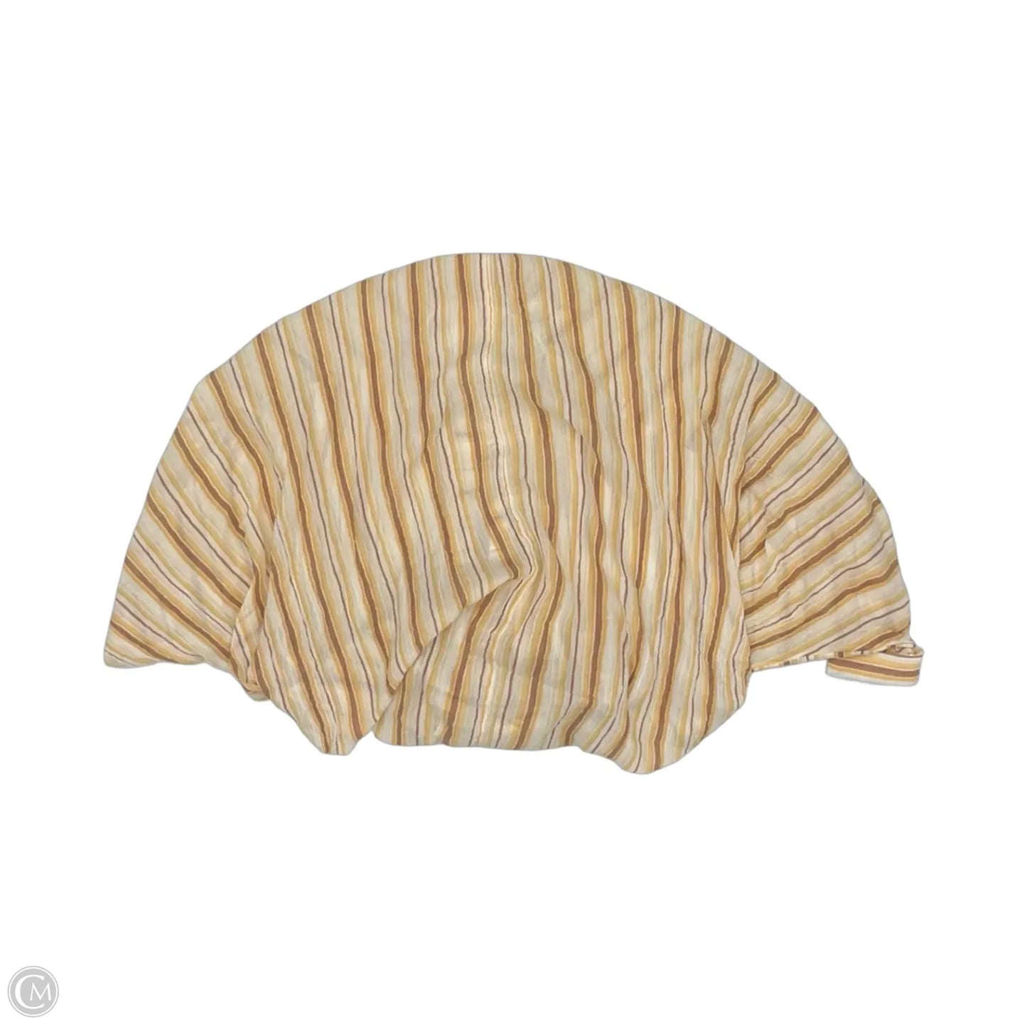 Blouse 3/4 Sleeve By Anthropologie In Yellow, Size: S