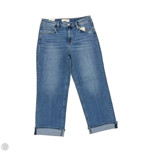 Jeans Straight By Clothes Mentor In Blue Denim, Size: 14