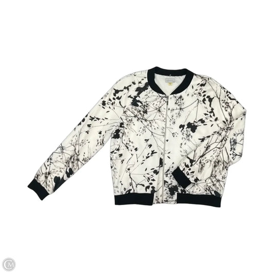 Jacket Other By Tahari By Arthur Levine In Black & White, Size: L
