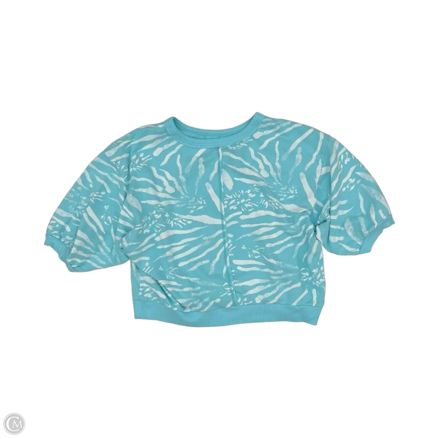 Top 3/4 Sleeve By Pilcro In Aqua, Size: 3x