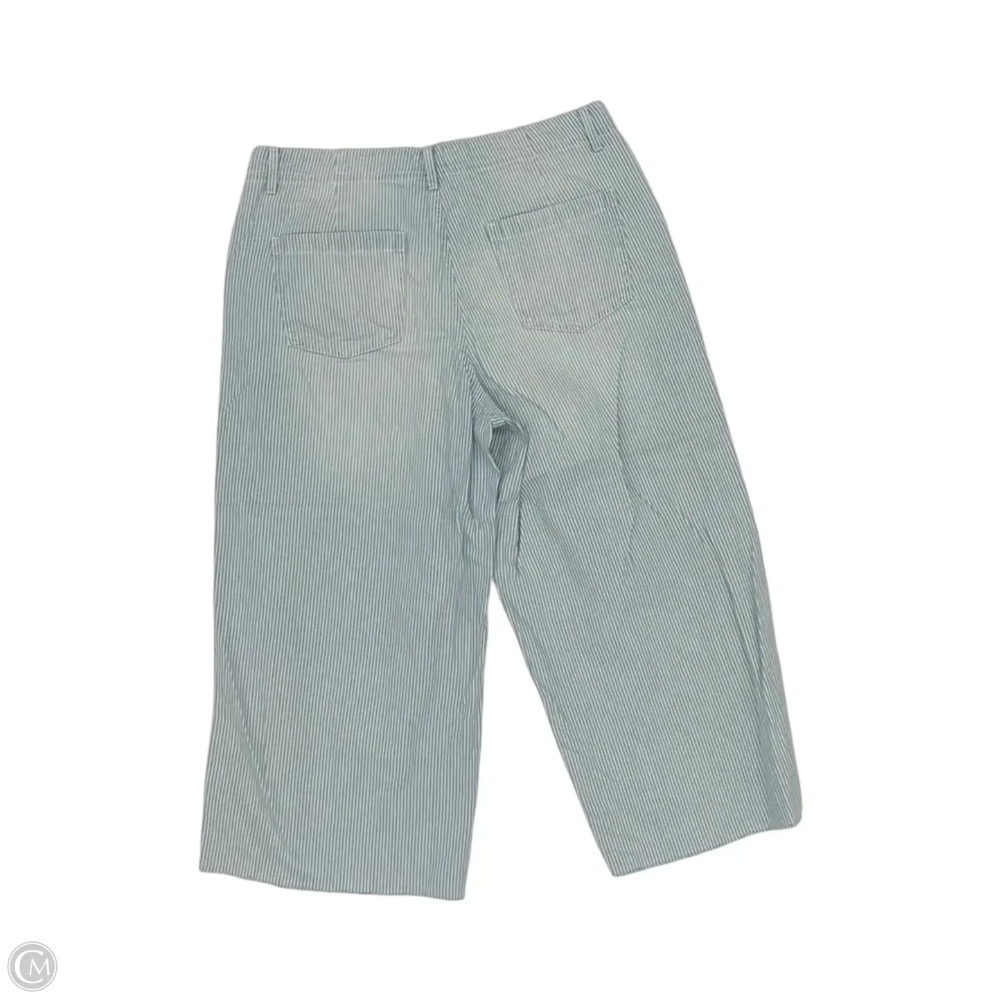 Jeans Wide Leg By Sonoma In Blue & White, Size: 18