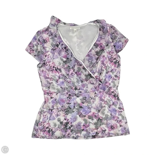 Blouse Sleeveless By Banana Republic In Purple, Size: Xl