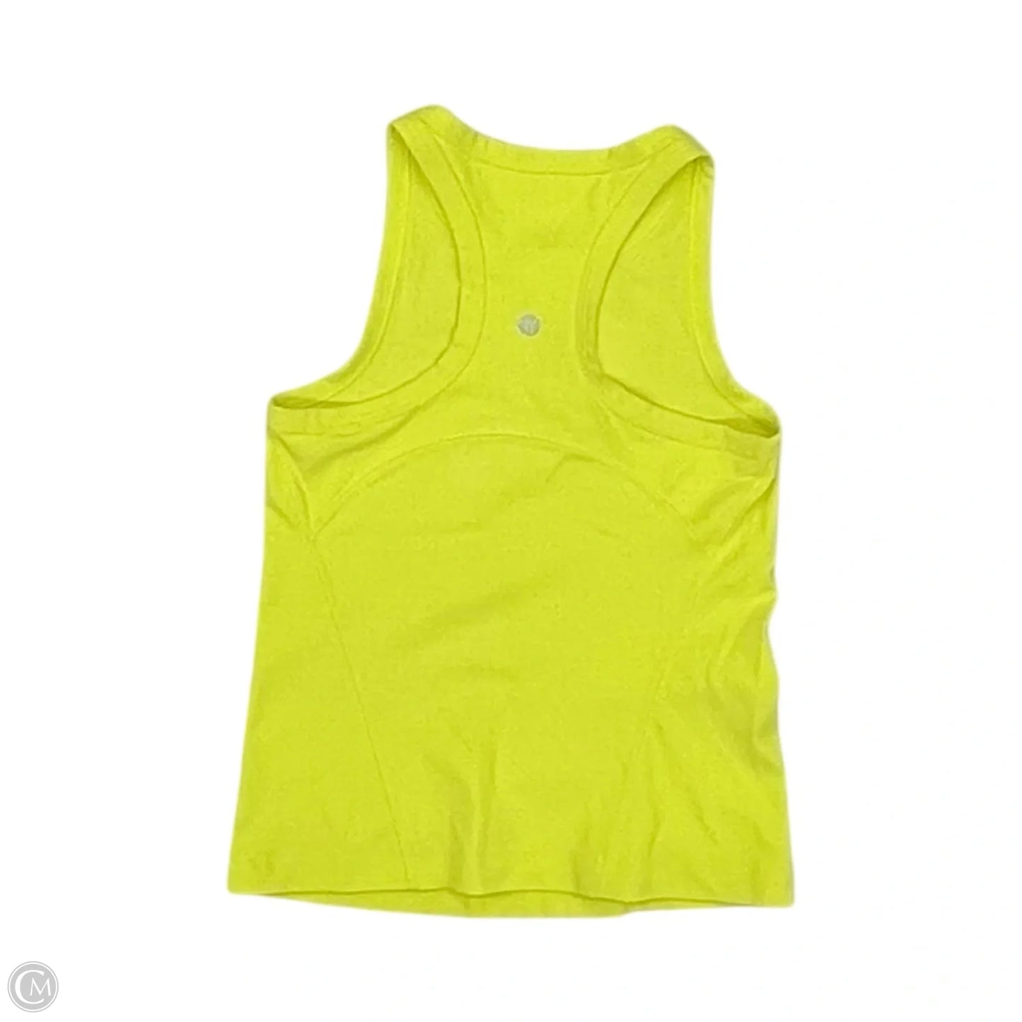 Athletic Tank Top By Lululemon In Yellow, Size: Xs
