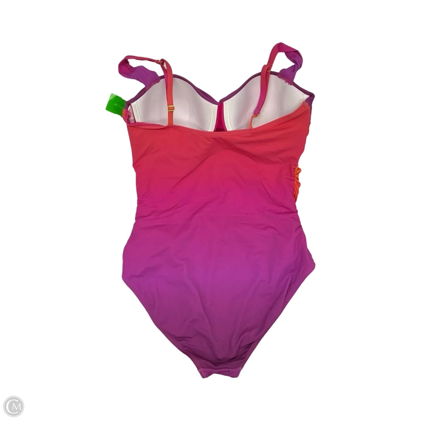 Swimsuit By Bleu In Orange & Purple, Size: 12
