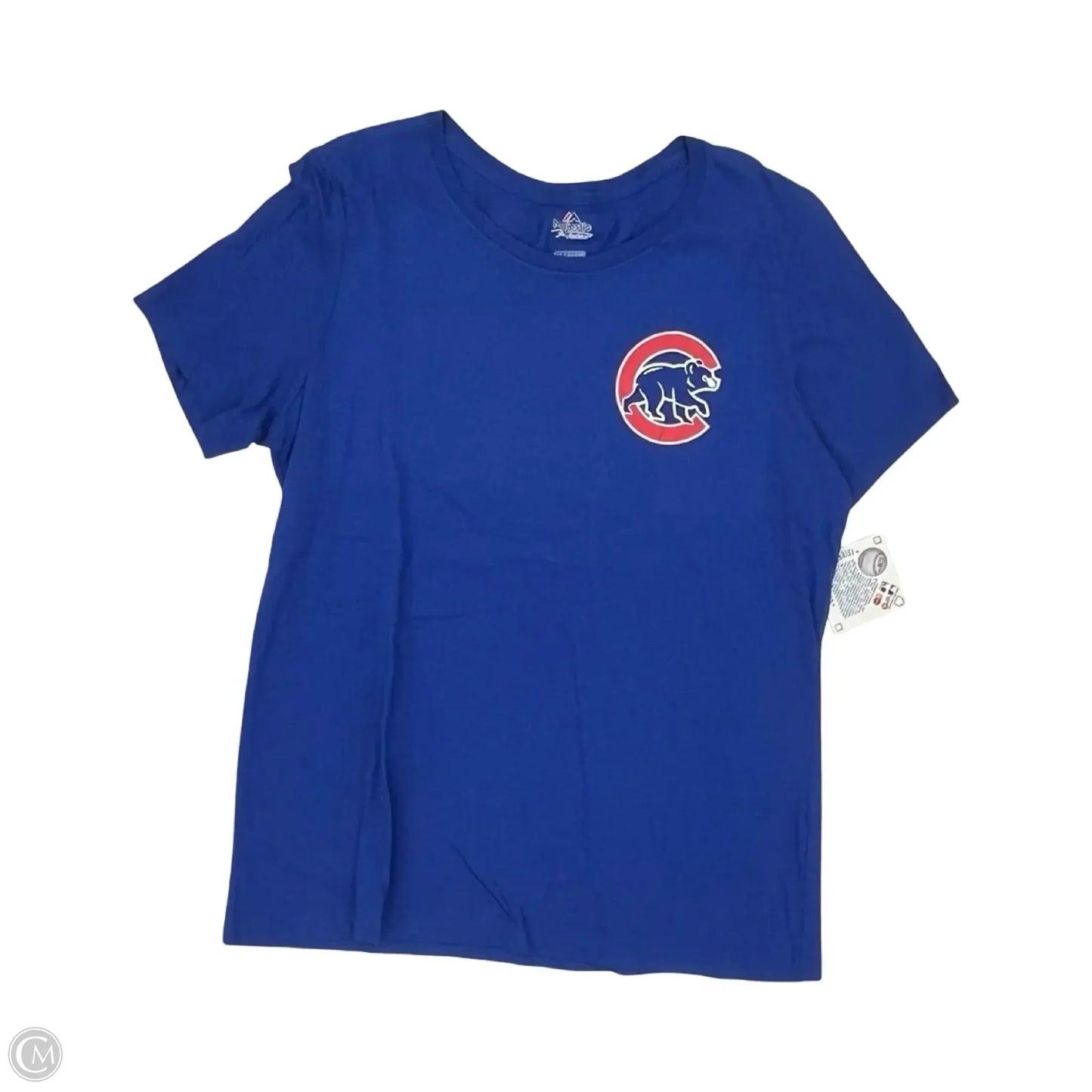 Top Short Sleeve By Majestic In Blue, Size: Xxl