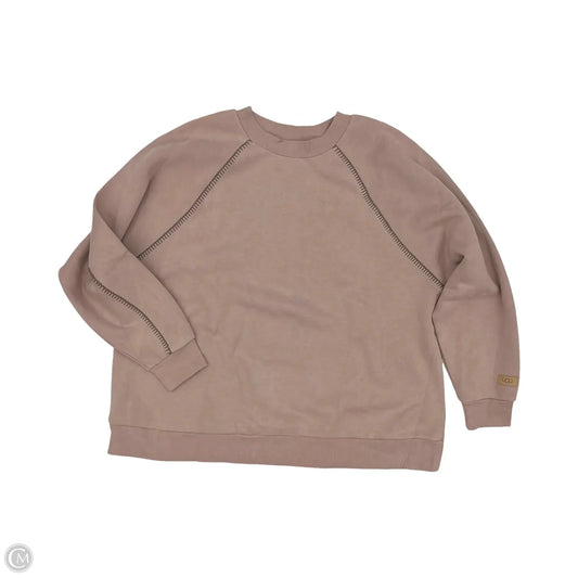 Sweatshirt Designer By Ugg In Pink, Size: 3x