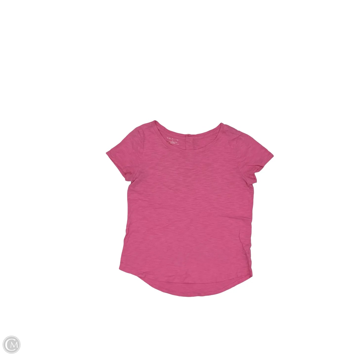 Top Short Sleeve By Talbots In Pink, Size: M