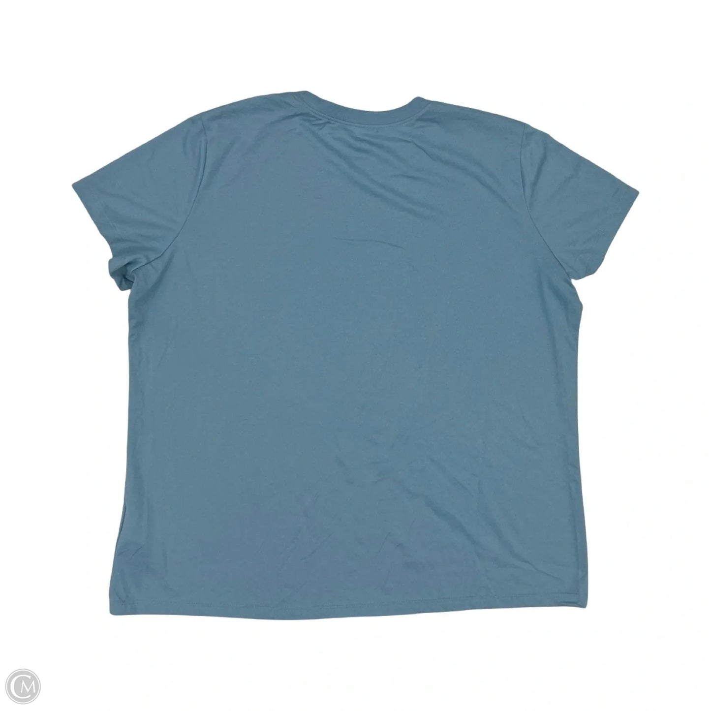 Athletic Top Short Sleeve By Nike Apparel In Blue, Size: Xxl
