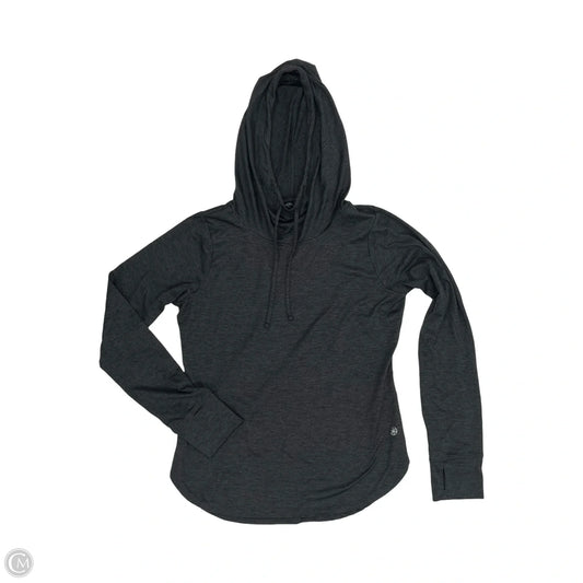 Athletic Top Long Sleeve Hoodie By Gaiam In Grey, Size: S