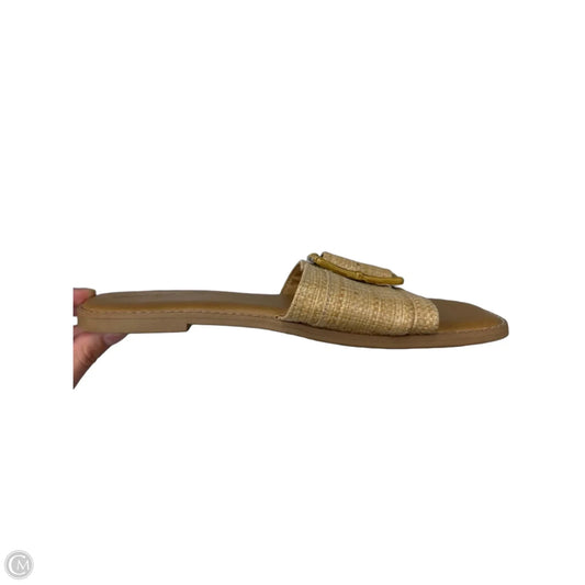 Sandals Flats By Universal Thread In Tan, Size: 8