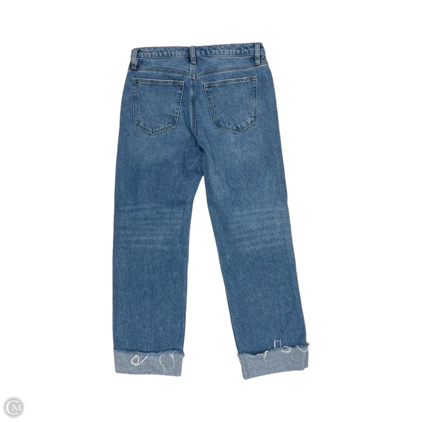 Jeans Straight By Loft In Blue Denim, Size: 2
