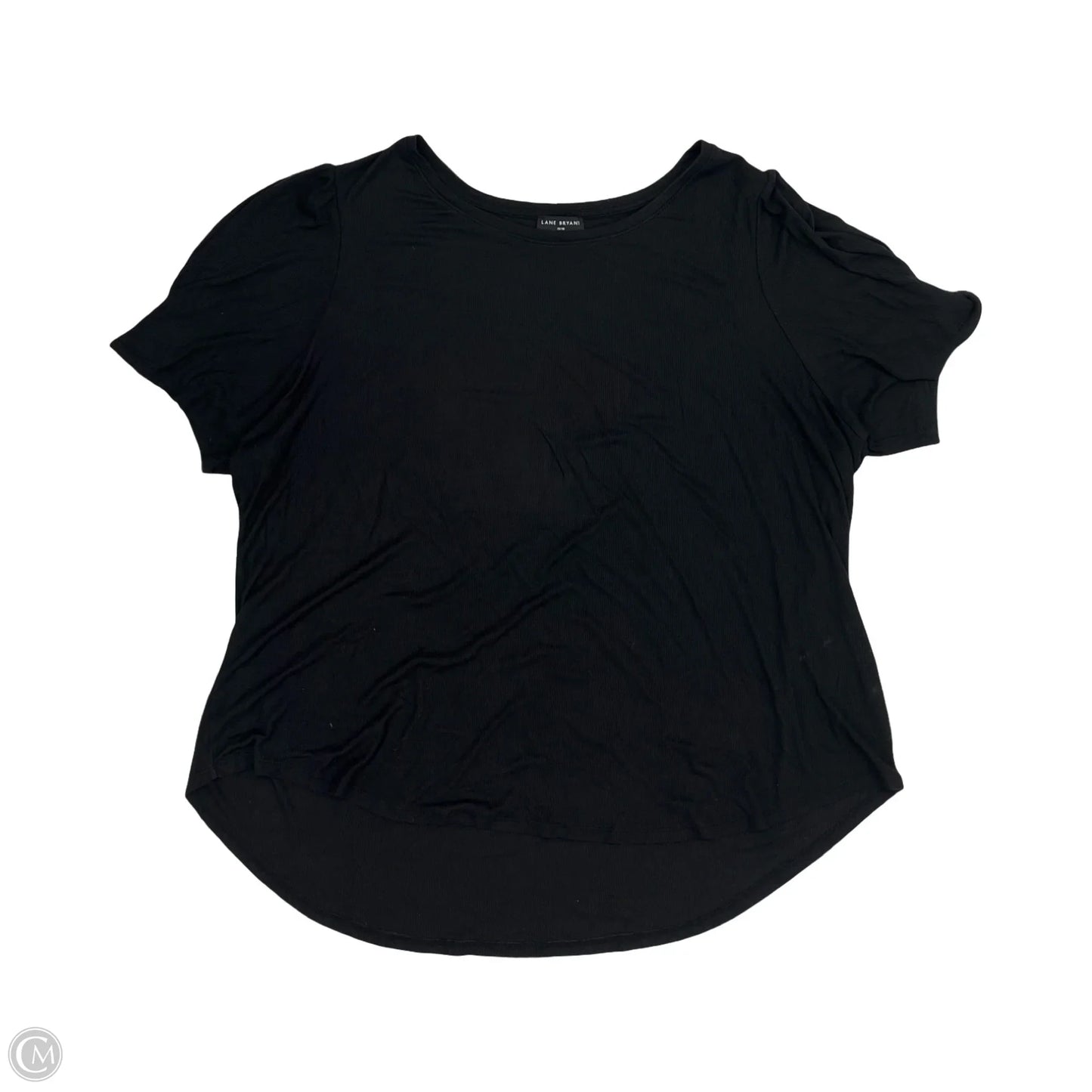 Top Long Sleeve By Lane Bryant In Black, Size: 3x