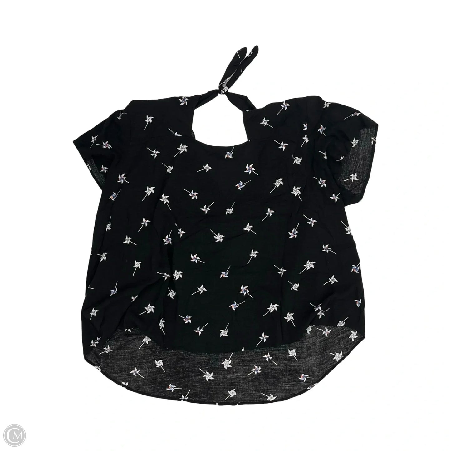 Blouse Short Sleeve By Torrid In Black & White, Size: 3x