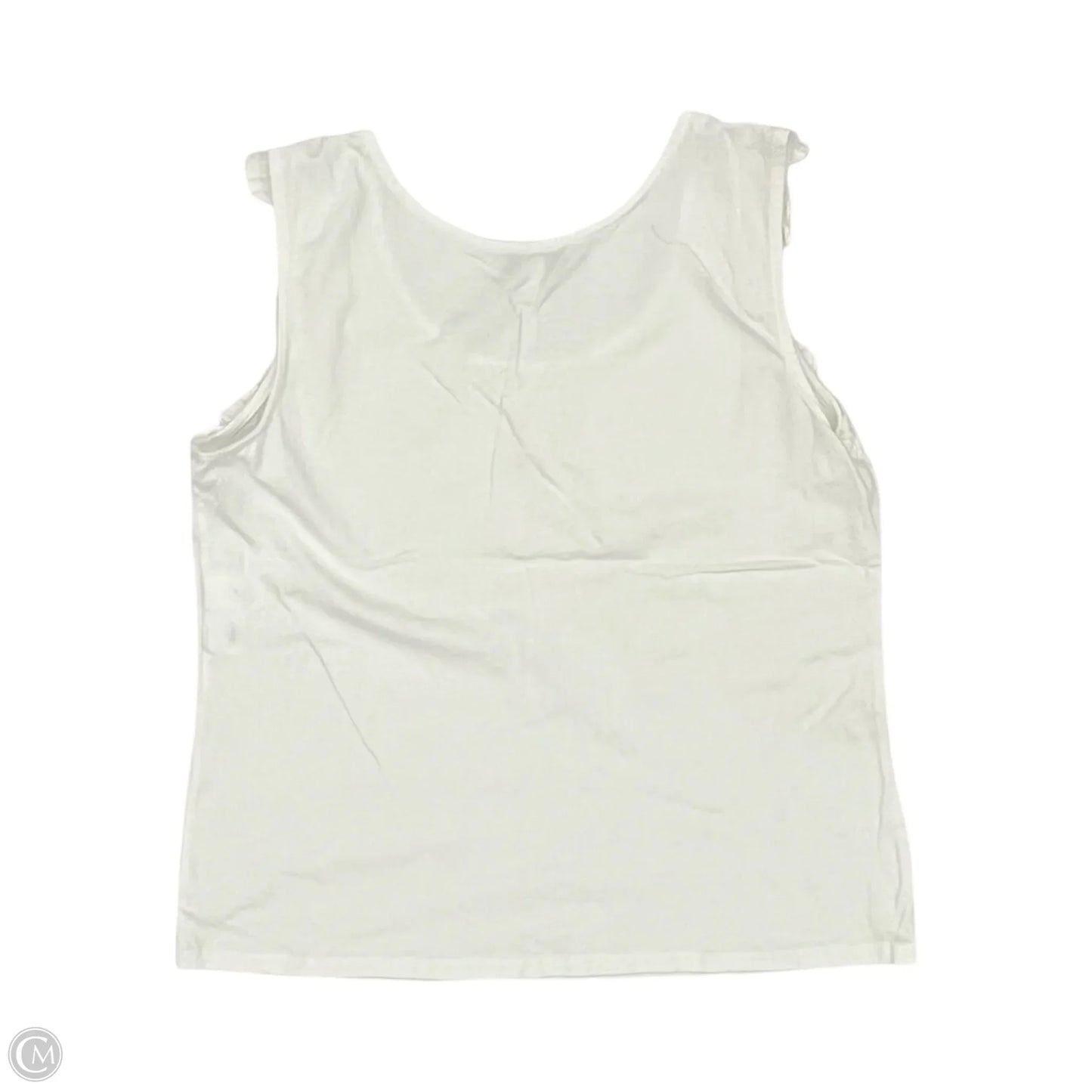 Top Sleeveless By Nine West In White, Size: Xl