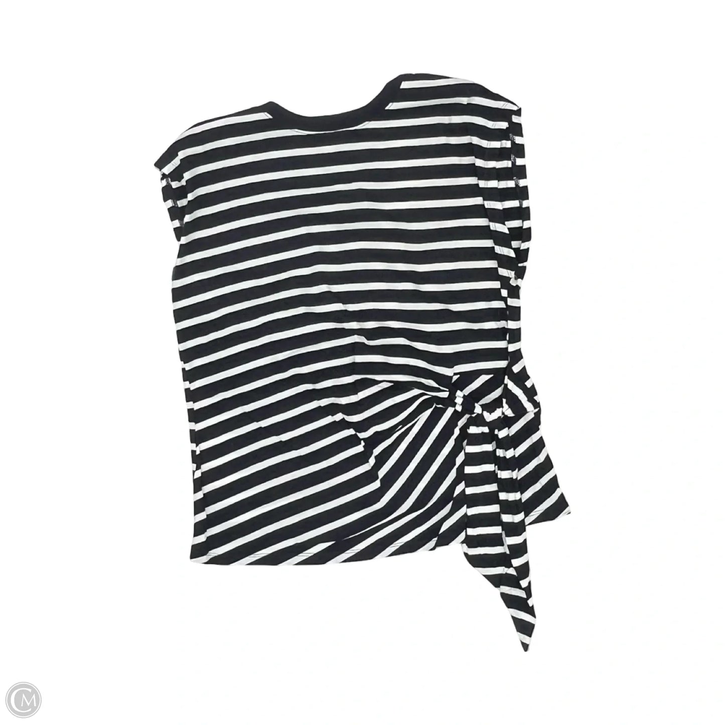 Top Sleeveless By Old Navy In Blue & White, Size: L