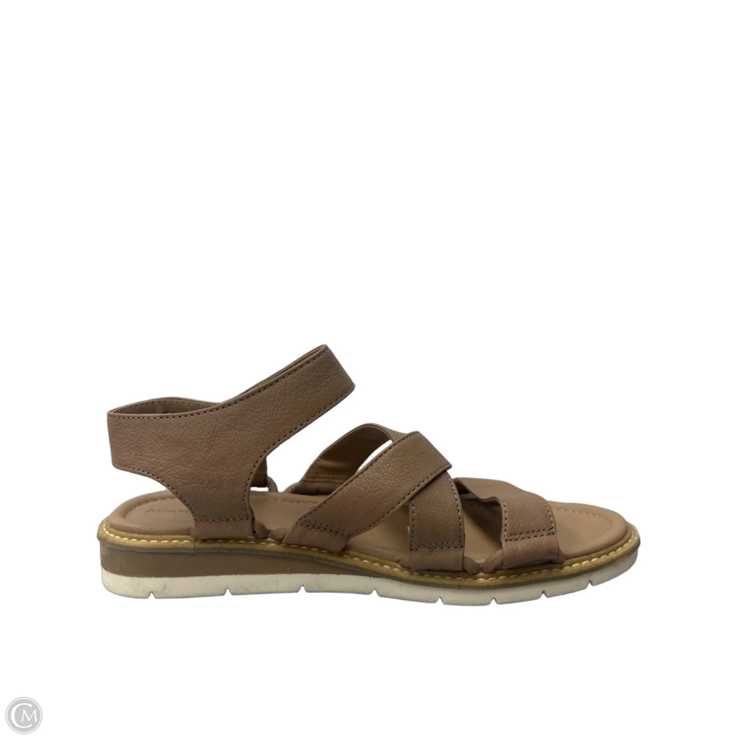 Sandals Flats By Adam Tucker In Tan, Size: 8