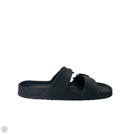 Sandals Flats By Shade & Shore In Black, Size: 8