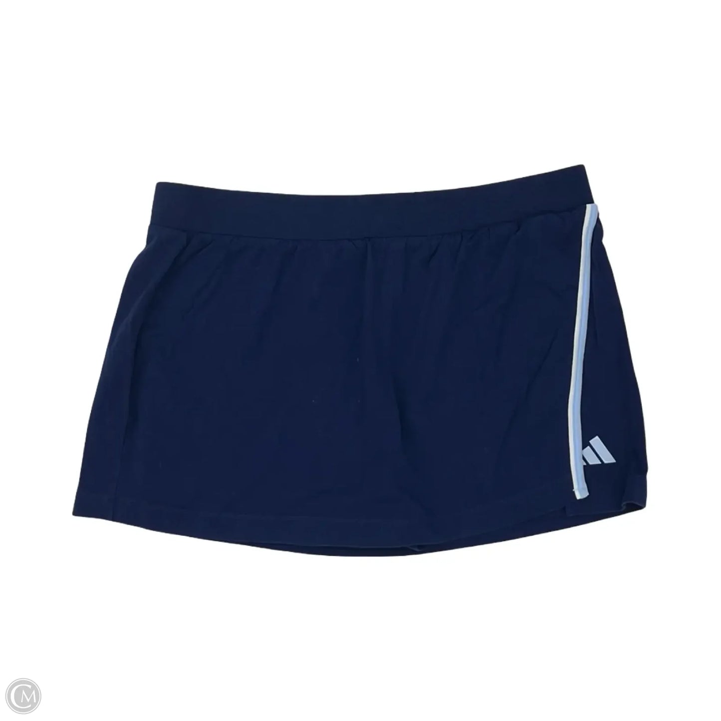 Athletic Skort By Adidas In Blue, Size: 2x
