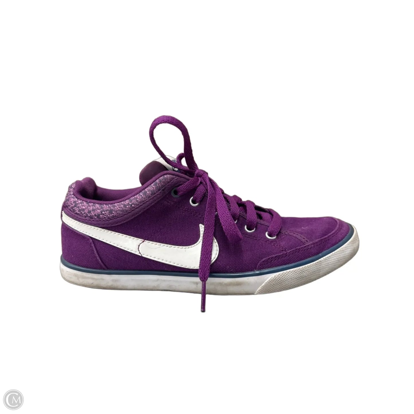 Shoes Sneakers By Nike In Purple & White, Size: 8