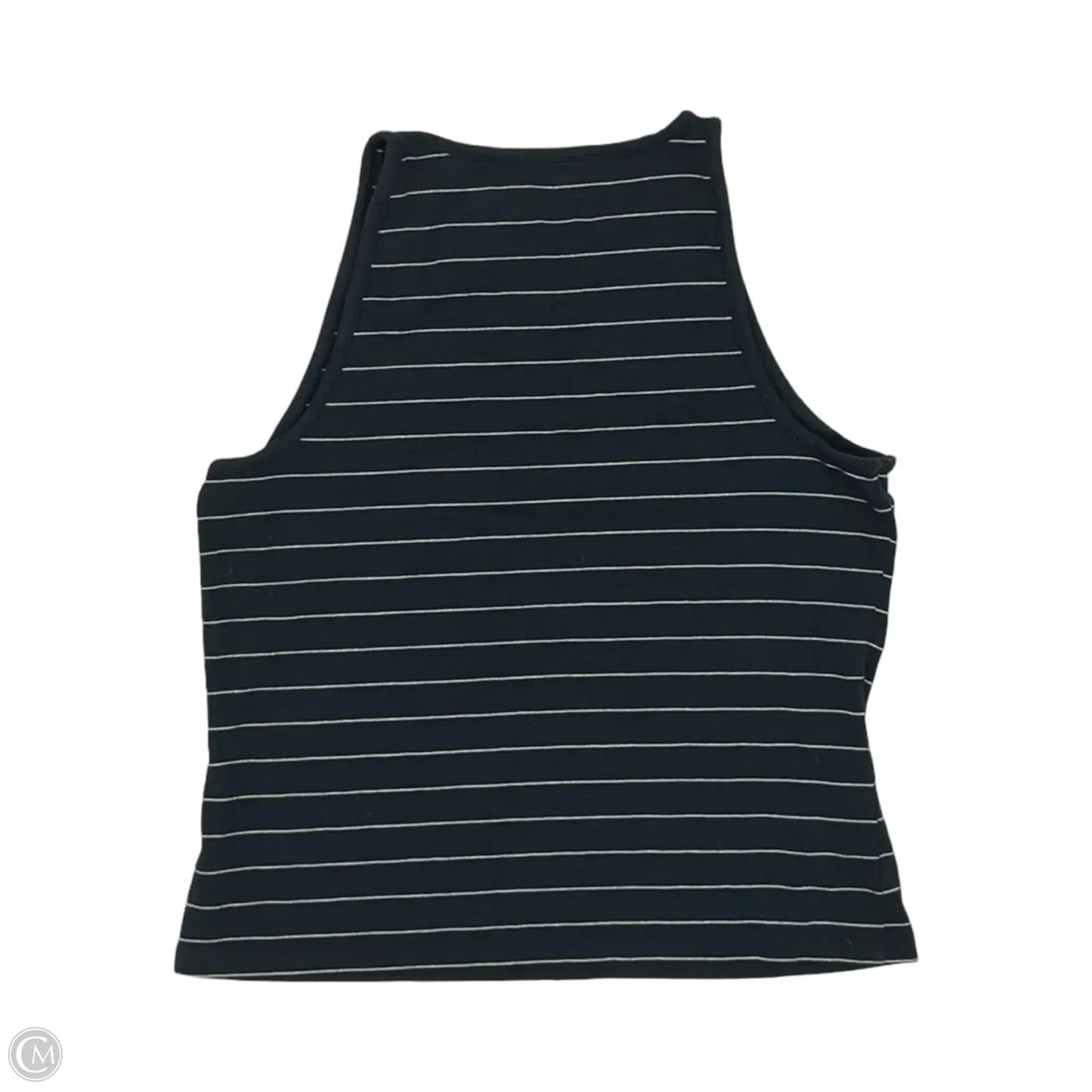 Tank Top By Max Studio In Blue & White, Size: S
