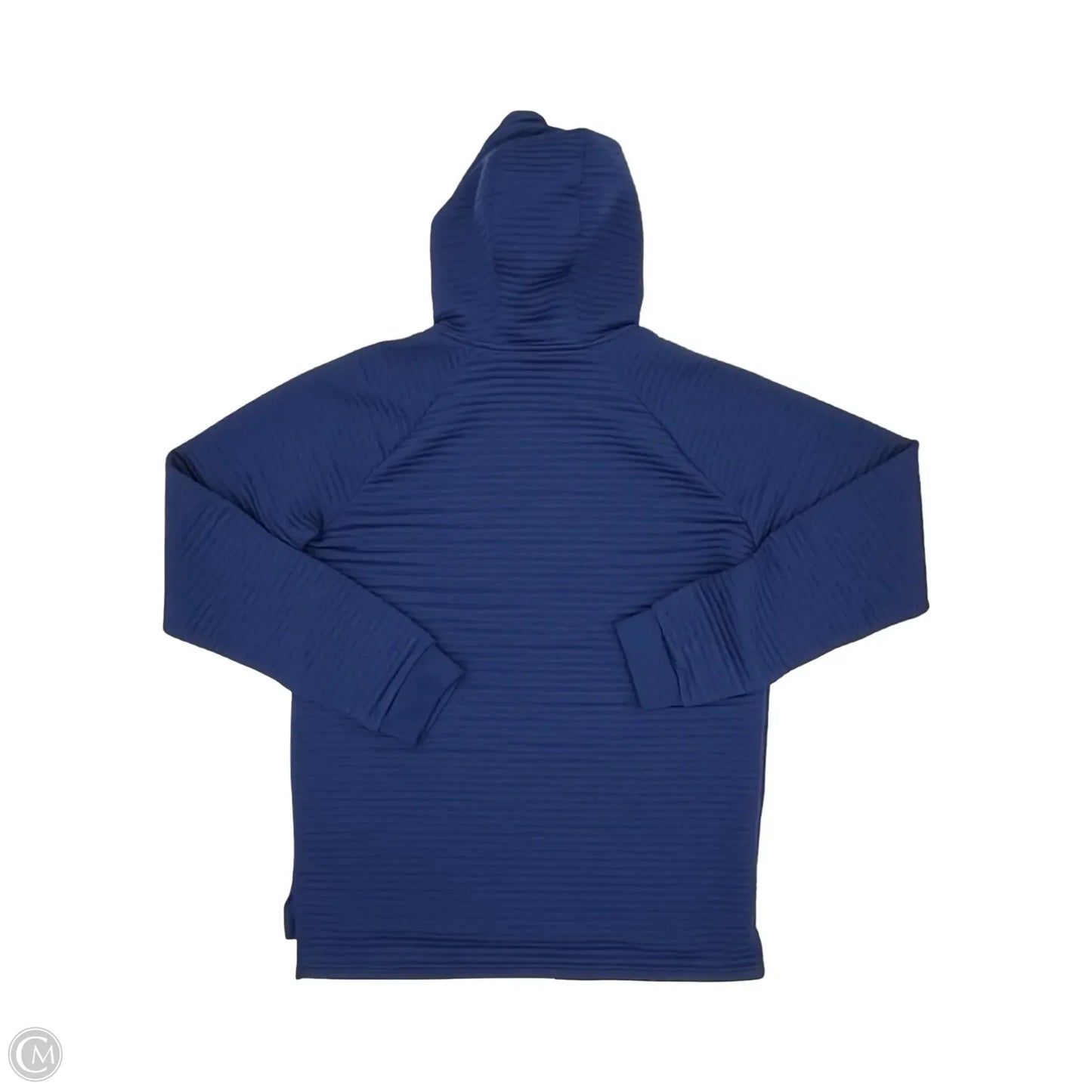 Athletic Top Long Sleeve Hoodie By Apana In Blue, Size: M