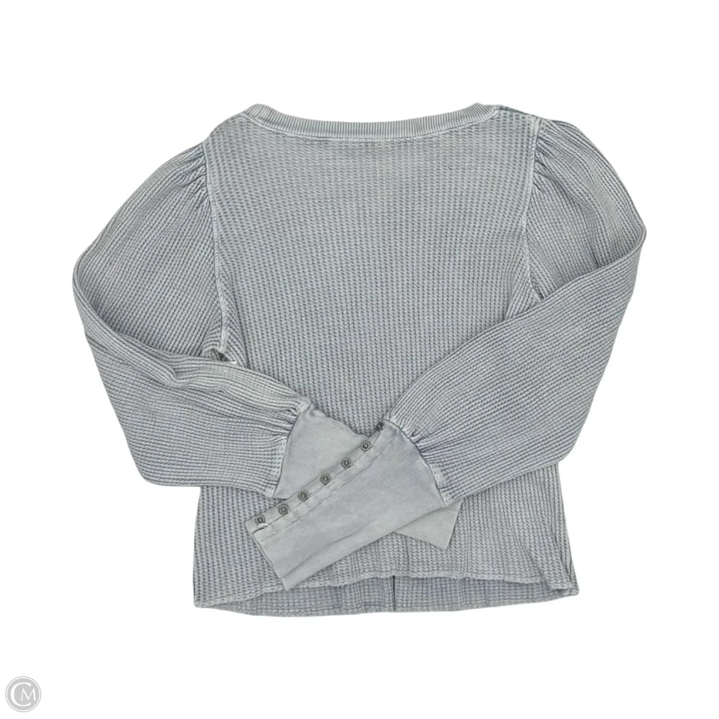 Top Long Sleeve By Free People In Blue, Size: L