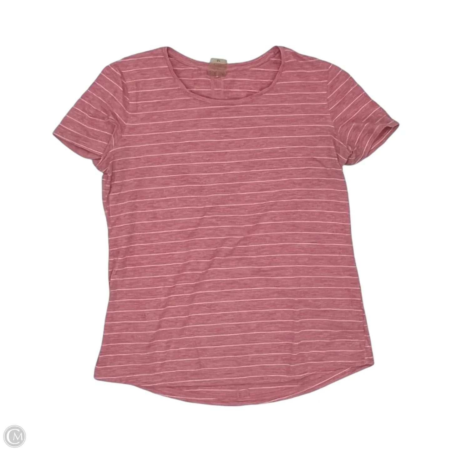 Athletic Top Short Sleeve By Calia In Pink, Size: M