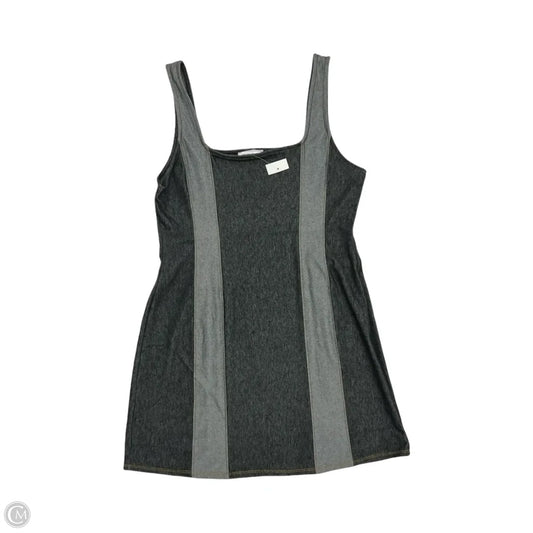 Dress Casual Short By Moa Moa In Grey, Size: Xl