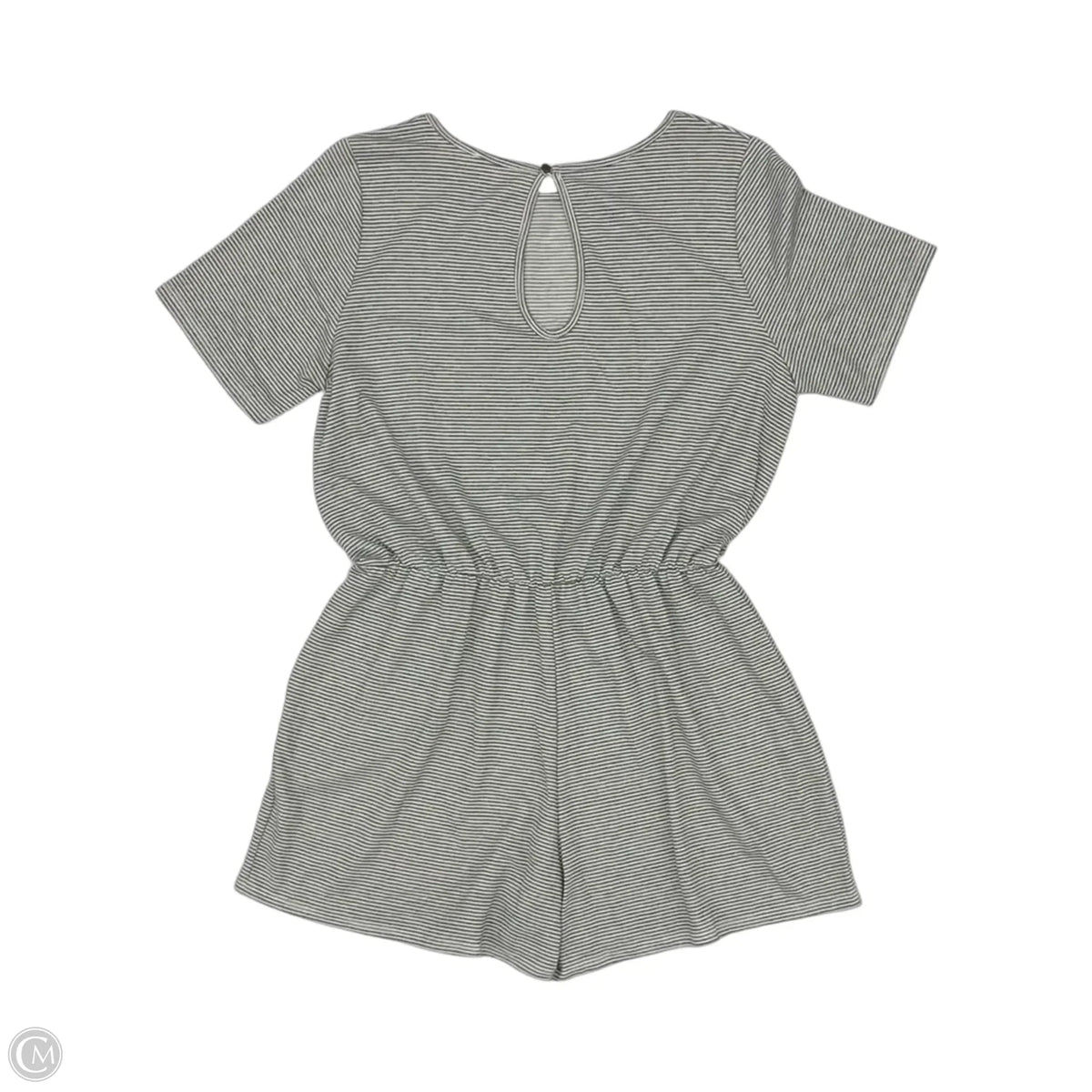 Romper By Mts In Grey & White, Size: L