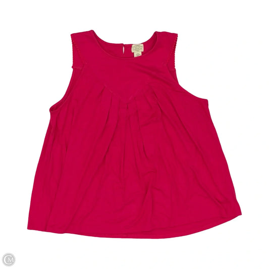 Top Sleeveless By Telluride In Pink, Size: Xl