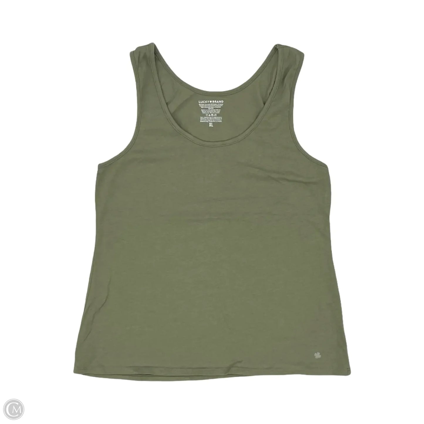 Tank Top By Lucky Brand In Green, Size: Xl
