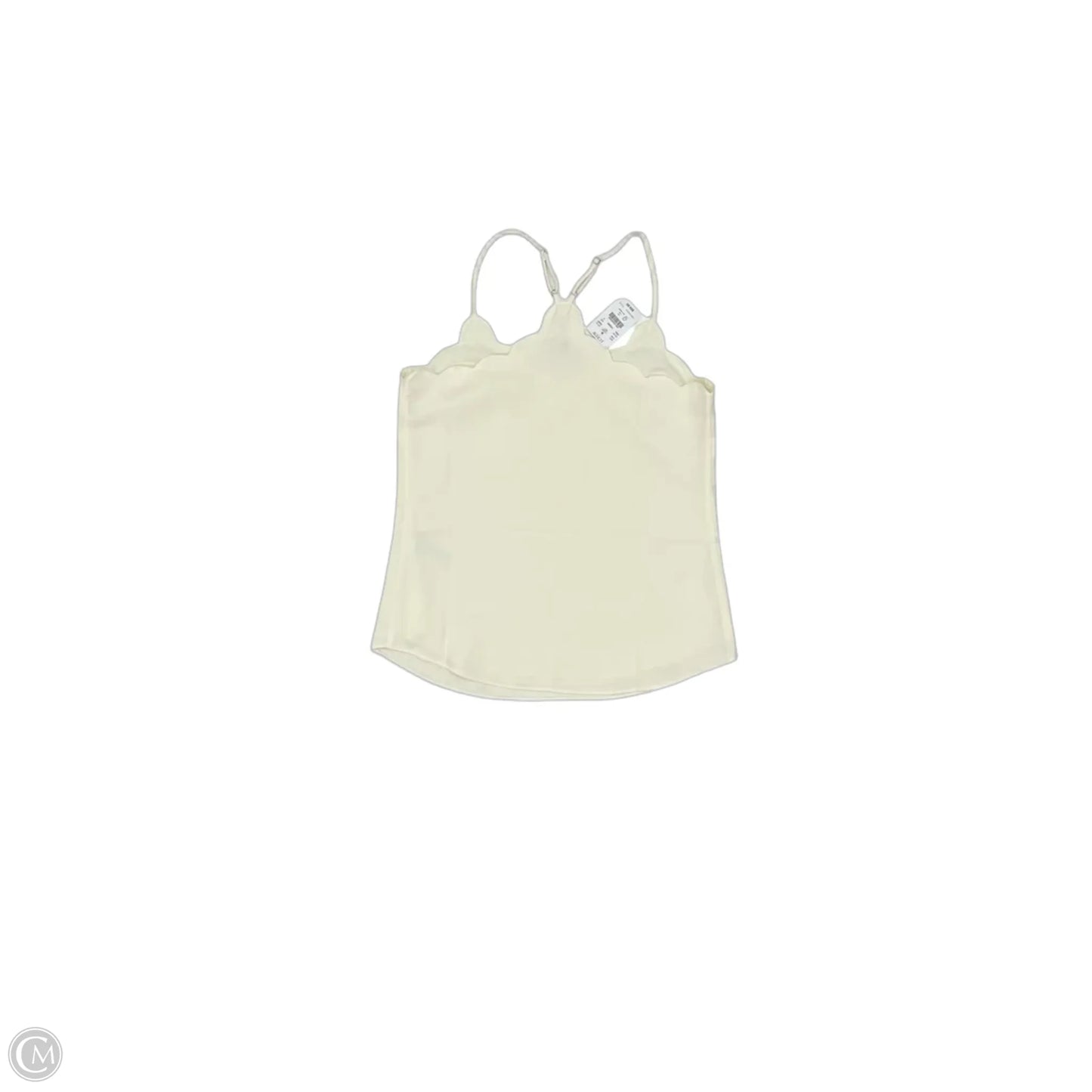 Blouse Sleeveless By J. Crew In Cream, Size: Xxs
