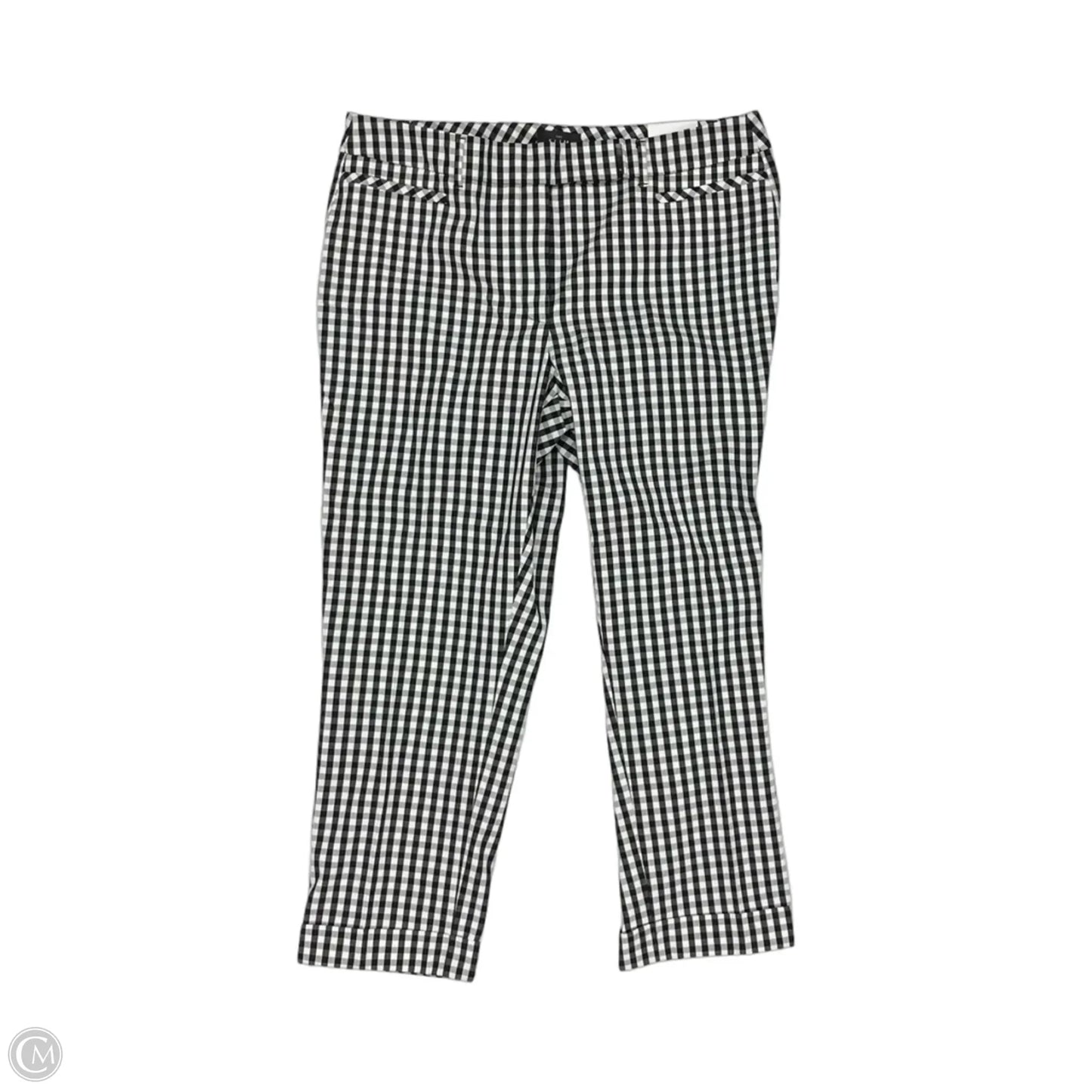 Pants Cropped By White House Black Market In Black & White, Size: 10