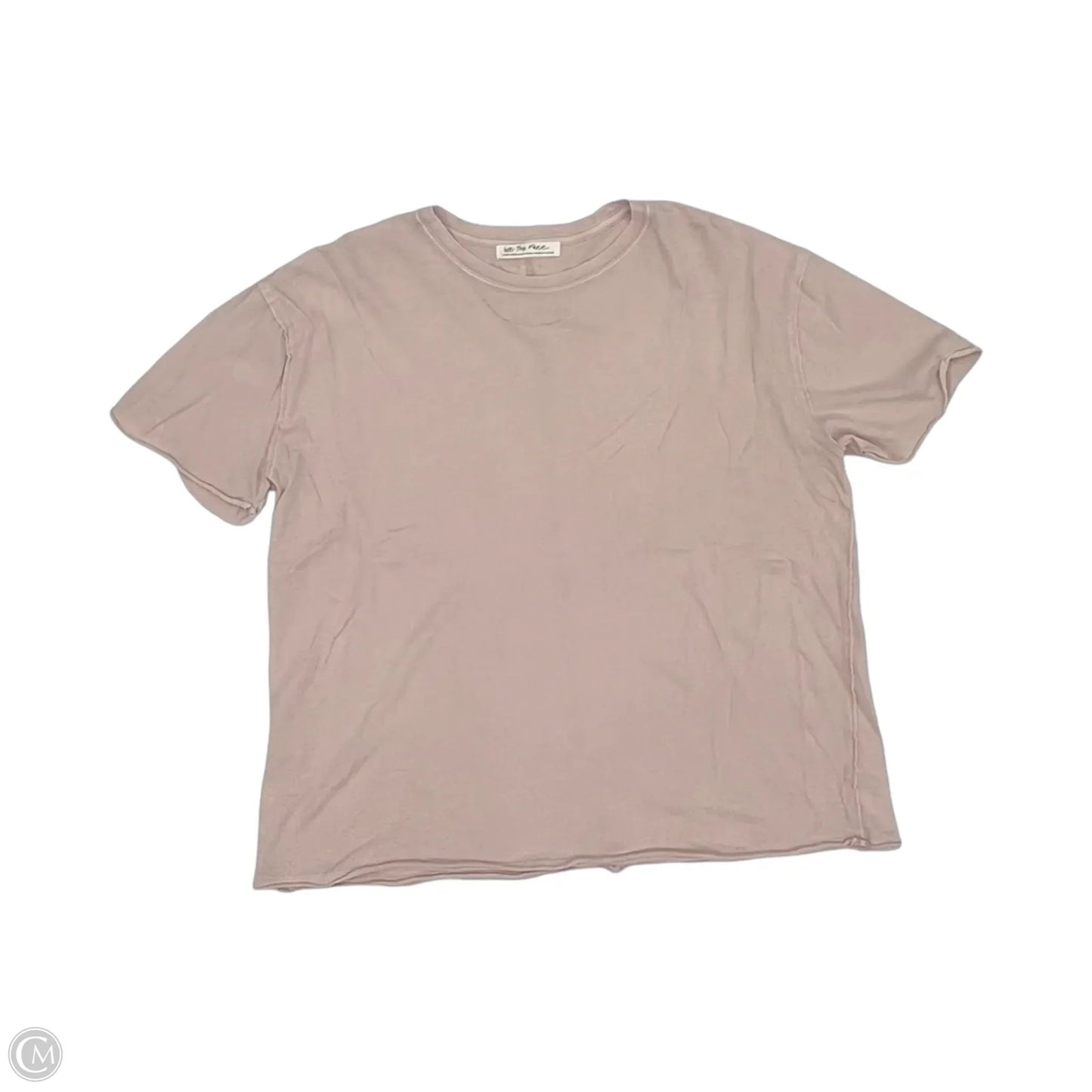 Top Short Sleeve By We The Free In Pink, Size: Xs