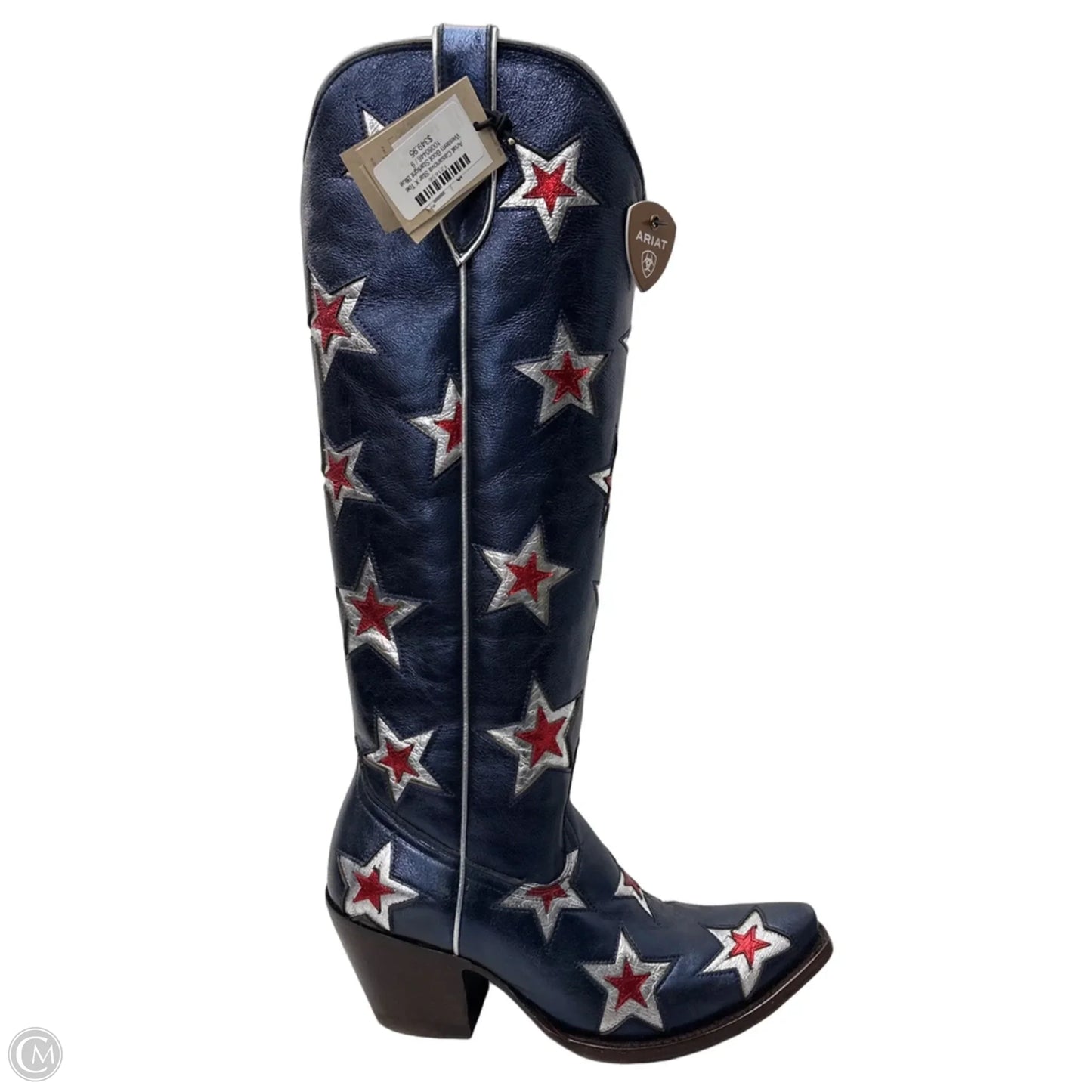 Boots Western By Ariat In Blue & Red & White, Size: 9