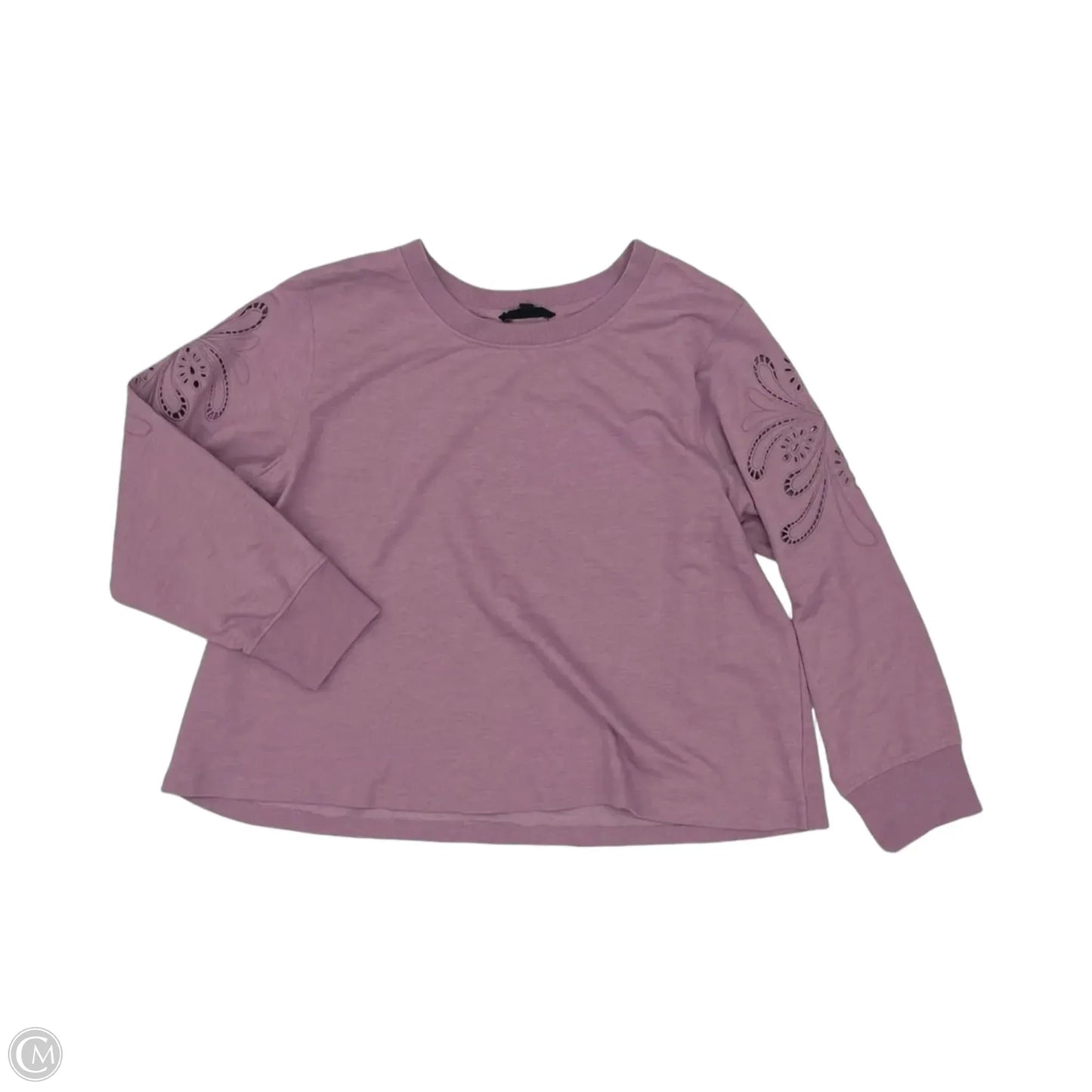 Top Long Sleeve By Jane And Delancey In Purple, Size: 1x