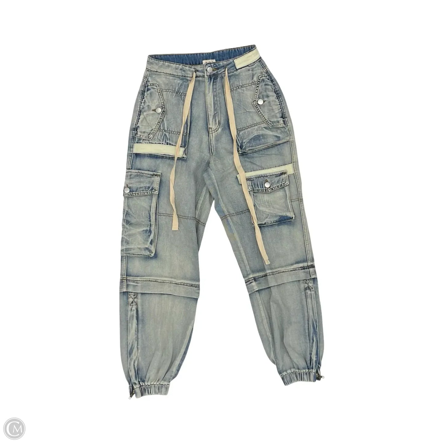 Pants Joggers By Pol In Blue Denim, Size: S