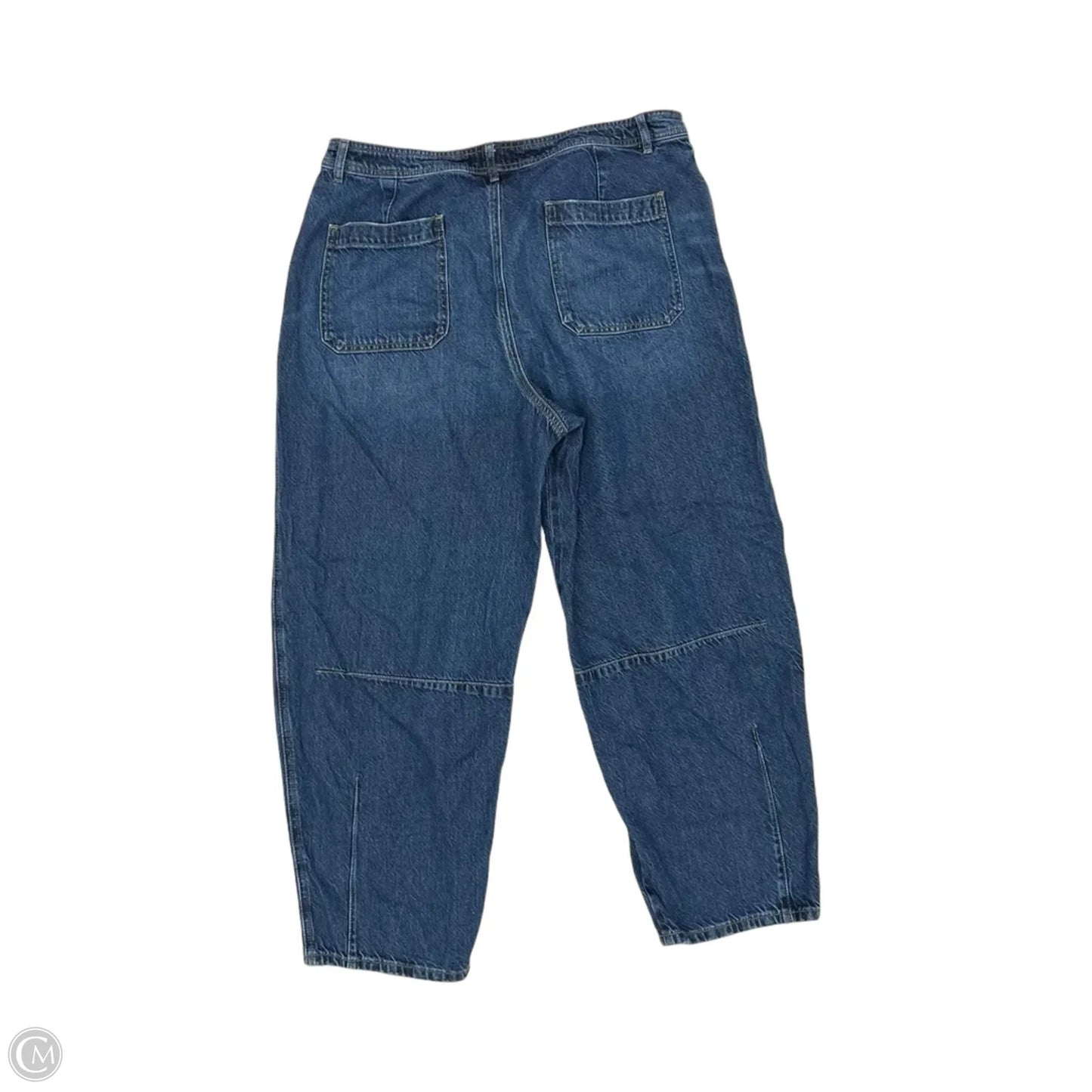 Jeans Wide Leg By Loft In Blue Denim, Size: 14