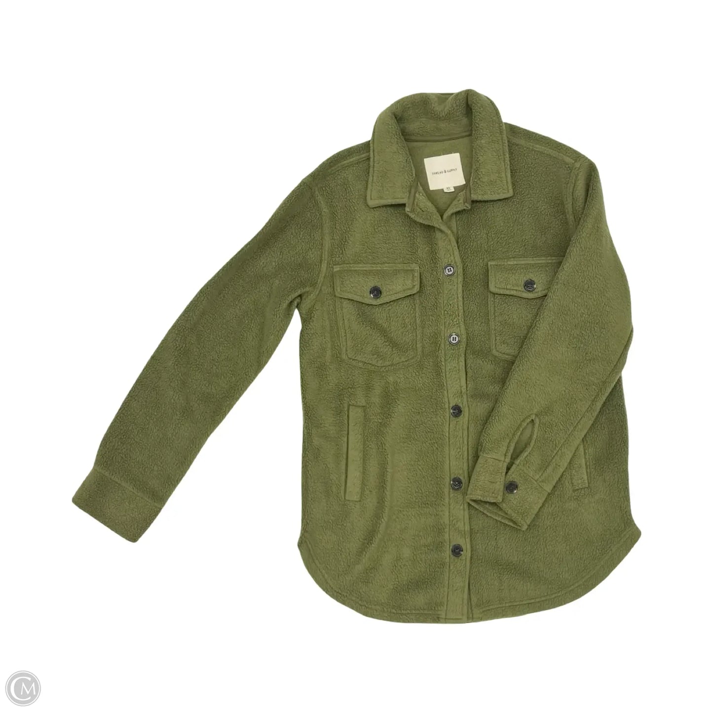 Jacket Shirt By Thread And Supply In Green, Size: Xs