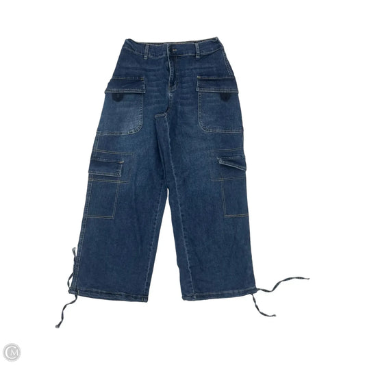 Jeans Cropped By Madden Nyc In Blue Denim, Size: M