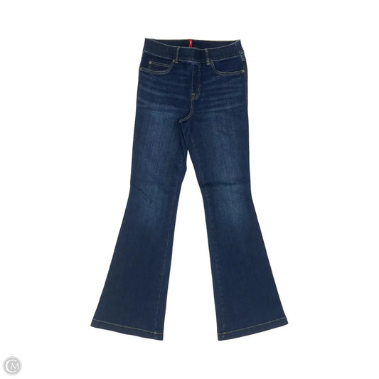 Jeans Flared By Spanx In Blue Denim, Size: M