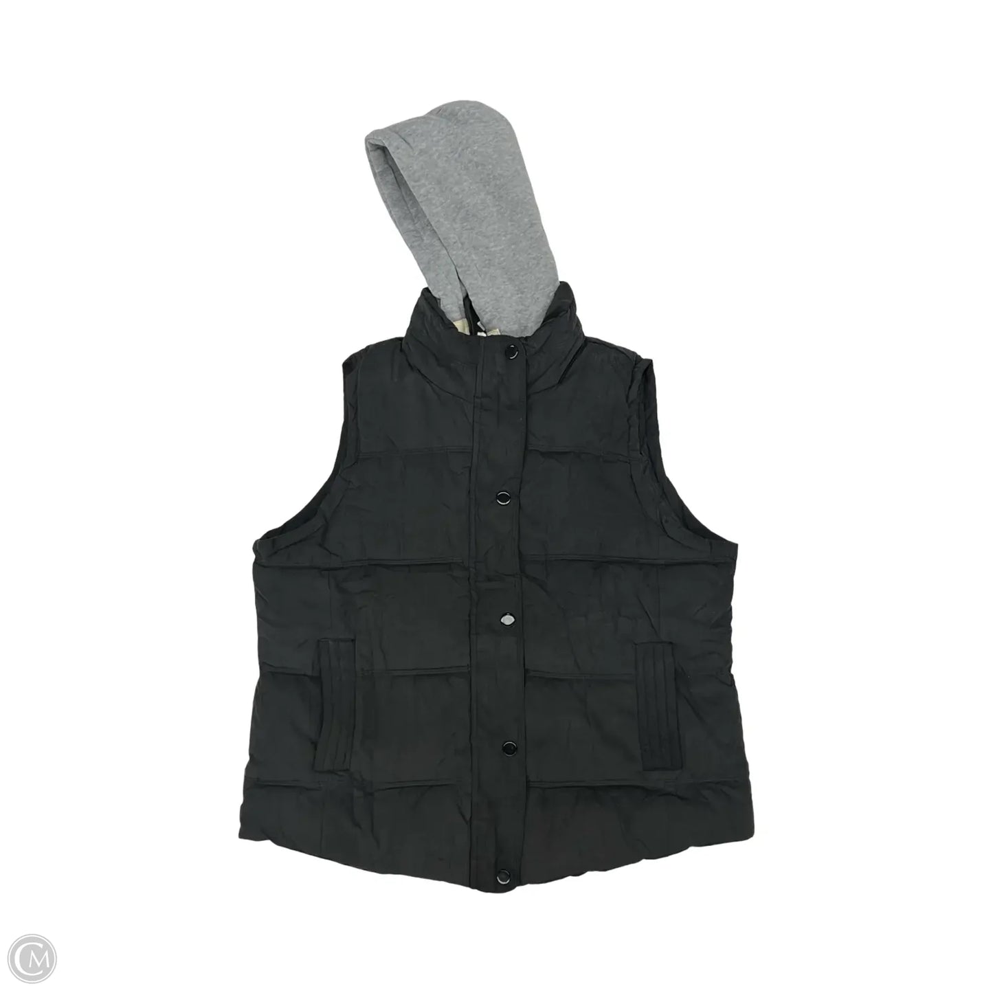 Vest Puffer & Quilted By Clothes Mentor In Black, Size: 2x